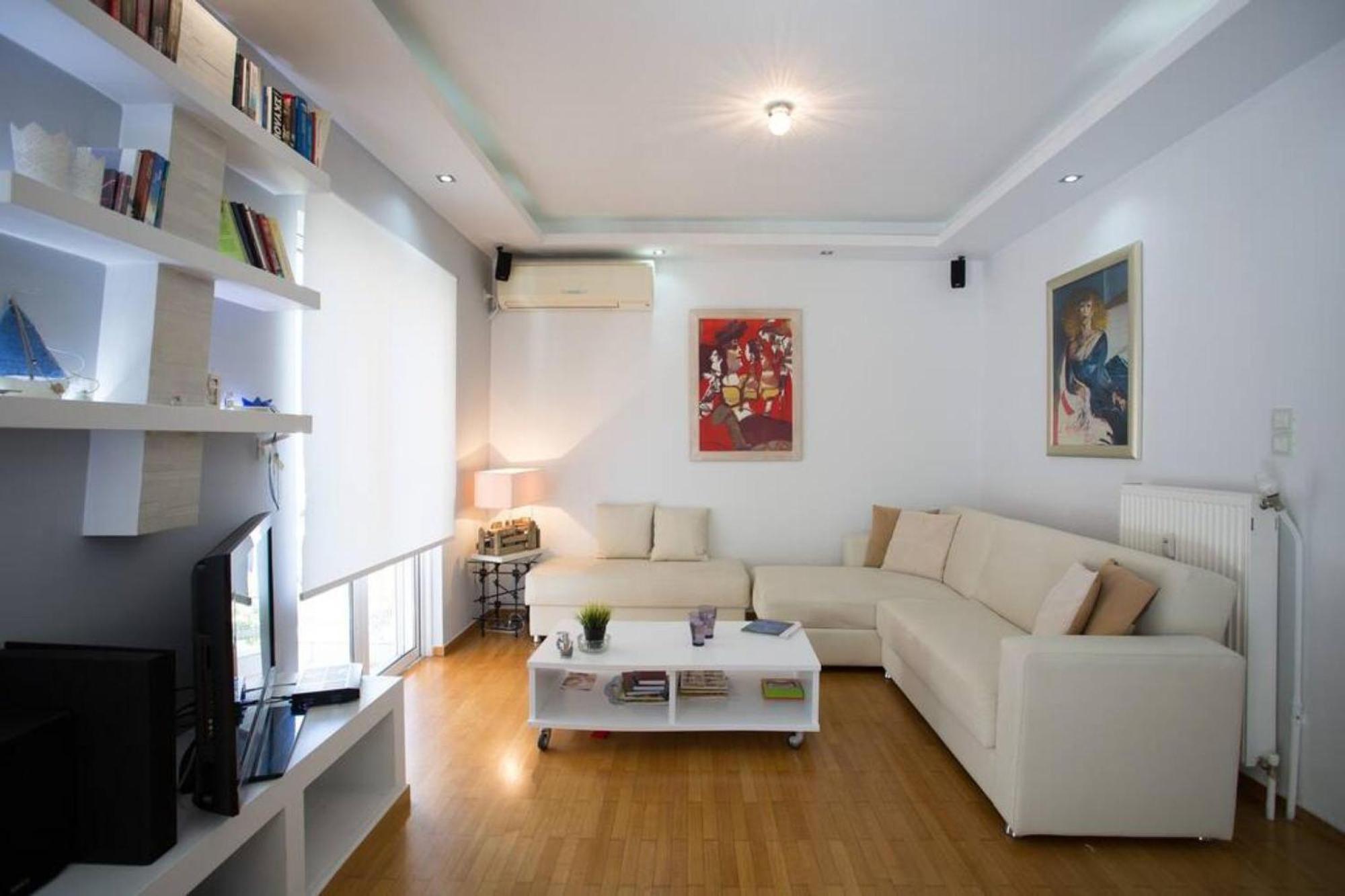 Ferienwohnung One Block From The Sea Family House At Floisvos Athen Exterior foto